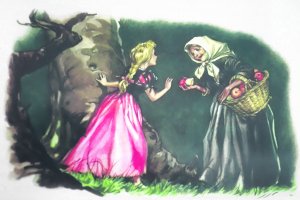 Има едно старо издание на Дивите лебеди от Андерсен което