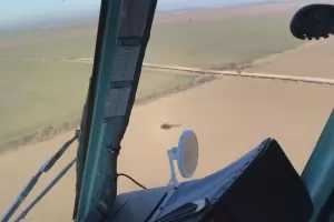 Борисов показа от хеликоптер "Балкански поток"