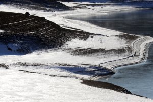 Критичното ниво на язовир Студена в който има вода за