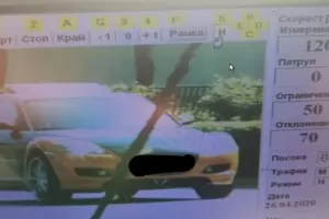 Шофьор е засечен да кара със 120 км/ч днес в Пловдив