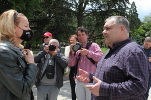 Председателят на Българския олимпийски комитет БОК Стефка Костадинова за пръв