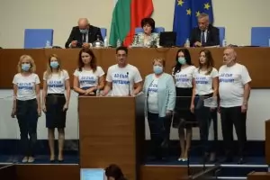 "Аз съм Марешки" окупира парламентарната трибуна