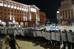 Група от протестиращи срещу правителството на Бойко Борисов отказва да