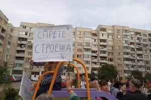 В "Обеля" протестират срещу пореден строеж в зелена площ