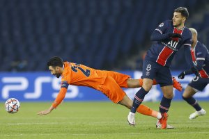 Двубоят от Шампионската лига по футбол между Пари Сен Жермен