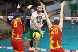 Българският национален отбор по волейбол спечели и третата си контрола