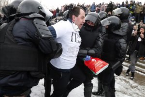 Вторият протест в Русия срещу Путин бе по многоброен от