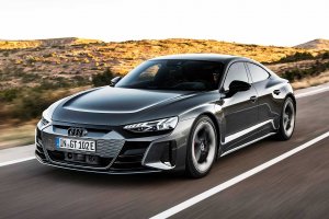Компанията Audi представи електрическия си суперседан e tron GT Автомобилът е серийна версия