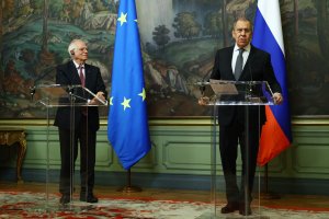 По време на посещението на Върховния представител на Европейския съюз по въпросите