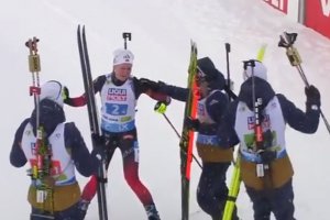 Българският отбор по биатлон започна с 15 о място участието си