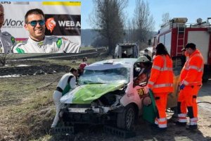 Тежка катастрофа претърпя българският екипаж Никола Мишев Янаки Янакиев по време на