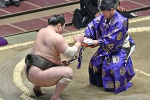 Българският представител в професионалната сумо лига на Япония Даниел