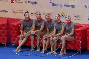 Ансамбълът по художествена гимнастика на България спечели титлата в многобоя