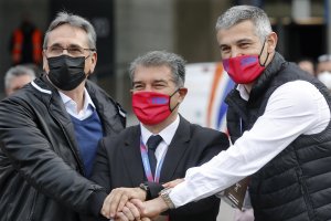 Жоан Лапорта се завърна на президентския пост в Барселона Той бе избран