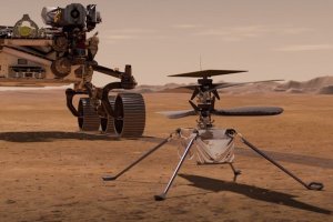 Хеликоптерът на НАСА Ingenuity Находчивост  ще прелети над Марс  с което ще