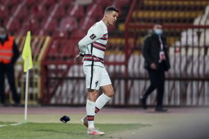 Избликът на гняв от страна на Кристиано Роналдо по време