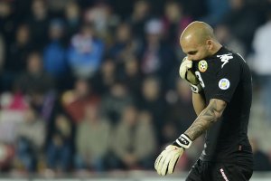 Вратарят на Левски Николай Михайлов 32 г е една от