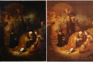 Паднала от стената в частен дом в Италия стара картина бе