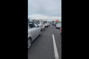Километрично задръстване на автомагистрала Тракия движението към Бургас след Пловдив