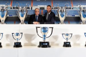 Досегашният капитан на Реал Мадрид Серхио Рамос не сдържа сълзите