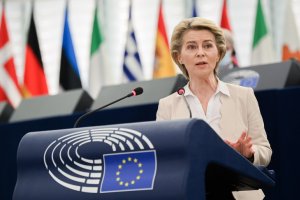 Председателката на Еврокомисията Урсула фон дер Лайен съобщи вчера пред