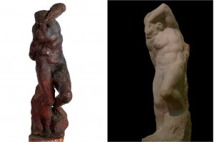 Изваяните задни части на фигура на млад роб може да донесат дълго