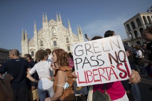 Хиляди са протестирали в Италия срещу т нар Зелен пропуск Той