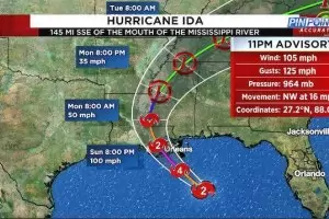 Айда опустоши бреговете на Луизиана
