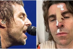 Ексвокалистът на група Oasis Лиам Галахър разказа че е паднал от въртолет Той сподели
