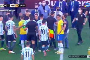 Квалификационният мач за Мондиал 2022 между националните отбори на Аржентина