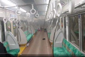 Полицията в Токио е задържала мъж който е използвал запалителна