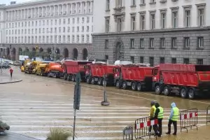 МВР състави актове на протестиращите с камиони