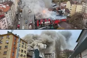 Прокуратурата разследва палеж на бившето кино "Възраждане"