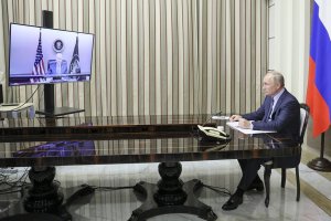 Президентите на Русия и САЩ Владимир Путин и Джо Байдън