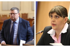 Европейският главен прокурор Лаура Кьовеши и председателят на антикорупционната комисия