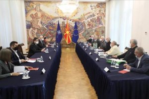 Президентът на РС Македония Стево Пендаровски прие представители на обявената