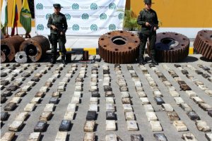 Колумбийската служба за борба с наркотрафика е задържала 1 тон