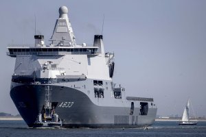 Нидерландският военен кораб HNLMS Rotterdam навлезе в Балтийско море за