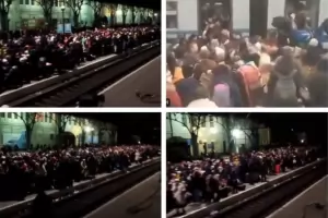 Вълна от украински бежанци препълни влаковете към Полша