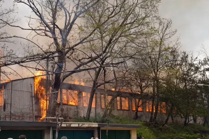 Голям пожар който задими част от Варна лумна в т нар