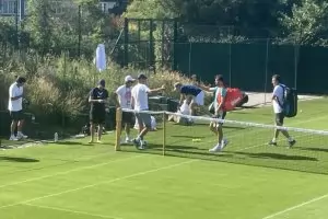 Димитров победи Надал в тренировъчен мач преди "Уимбълдън"