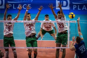 Българският национален отбор по волейбол спечели убедително първия гейм но