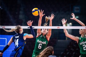 Женският национален отбор по волейбол загуби втори пореден мач от