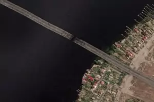 Украински ракети поразиха Антоновския мост край Херсон