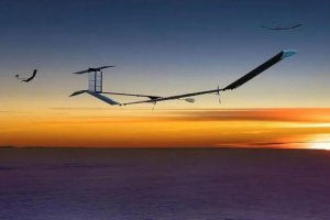 Захранваният със слънчева енергия безпилотен летателен апарат на Airbus наречен Zephyr