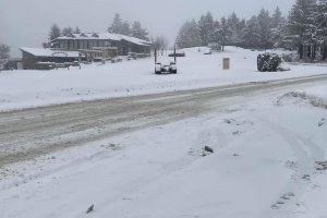 За планинските селища краят на дълго продължилата топла есен е