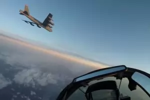 Български МиГ-29 осигуриха прикритие на ядрен US-бомбардировач B-52