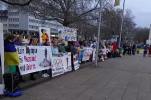 200 души в Германия протестираха срещу МОК заради Русия