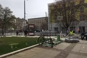 Най-разбитите плочки в София доживяха ремонт