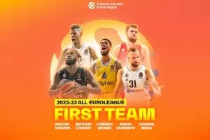 Везенков отново е в идеалния отбор на Евролигата